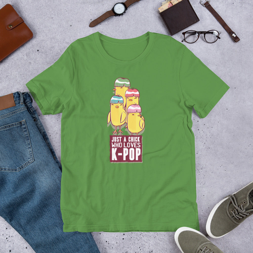 K-pop Chick Half-Sleeve T-Shirt — Leaf