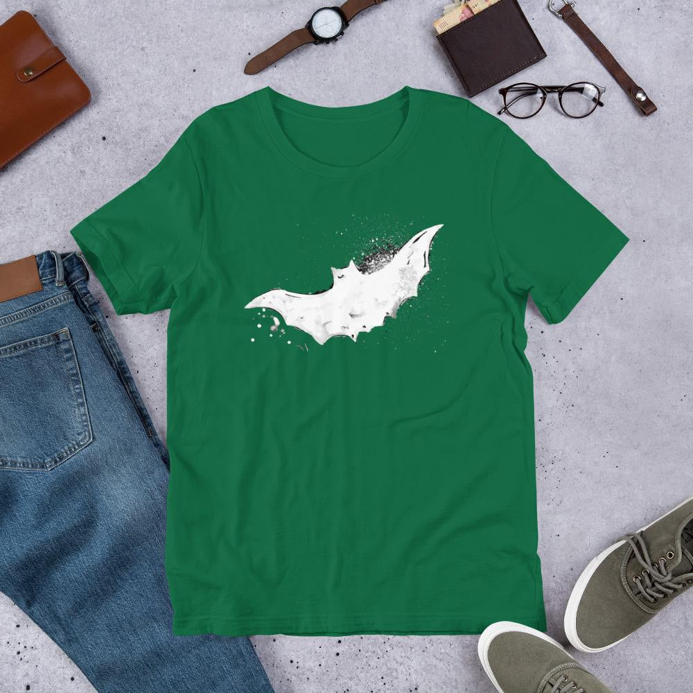 Bat Halloween Half-Sleeve T-Shirt — Kelly
