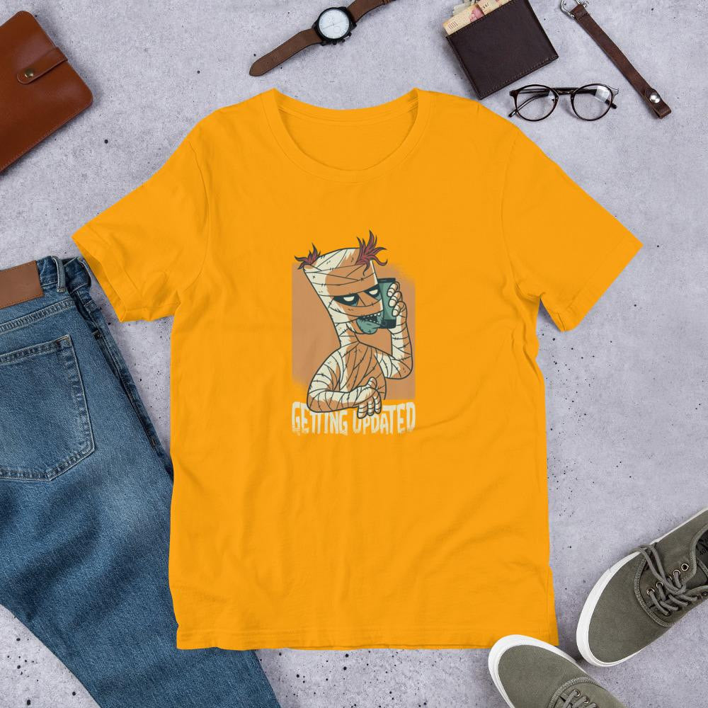 Modern Mummy Half Sleeve T-Shirt — Gold