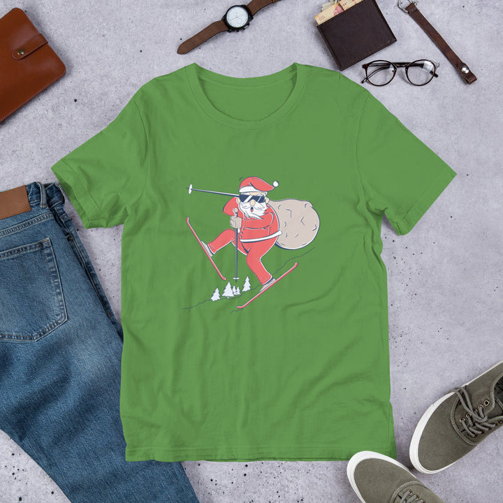 Santa Ski Unisex Half-Sleeve T-Shirt #Plus-sizes