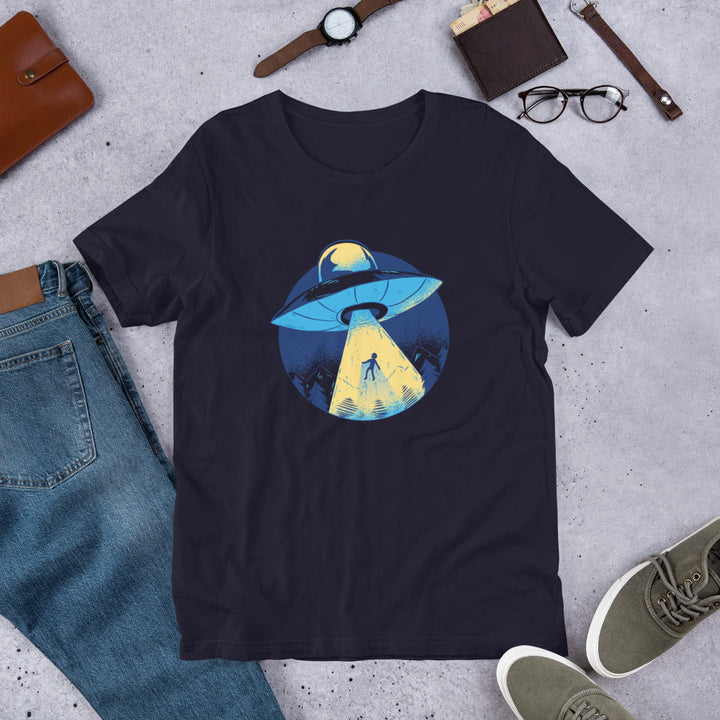 Alien Abduction Half-Sleeve T-Shirt
