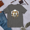 Robot One robot tee front graphic – Fourth Dimension Club