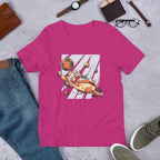 Robotic Hand Half Sleeve T-Shirt — Berry