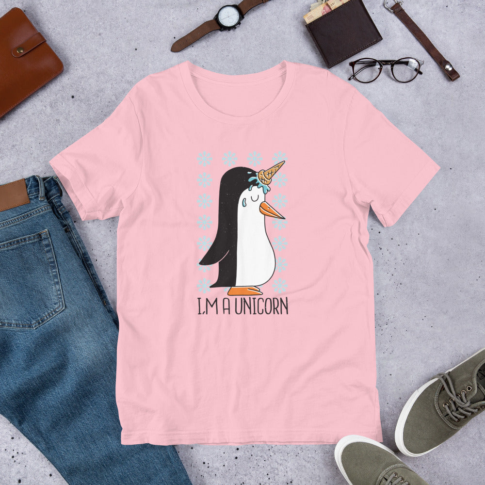 Penguin Unicorn graphic tee – Fourth Dimension Club