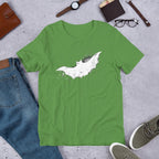 Bat Halloween Half-Sleeve T-Shirt — Leaf