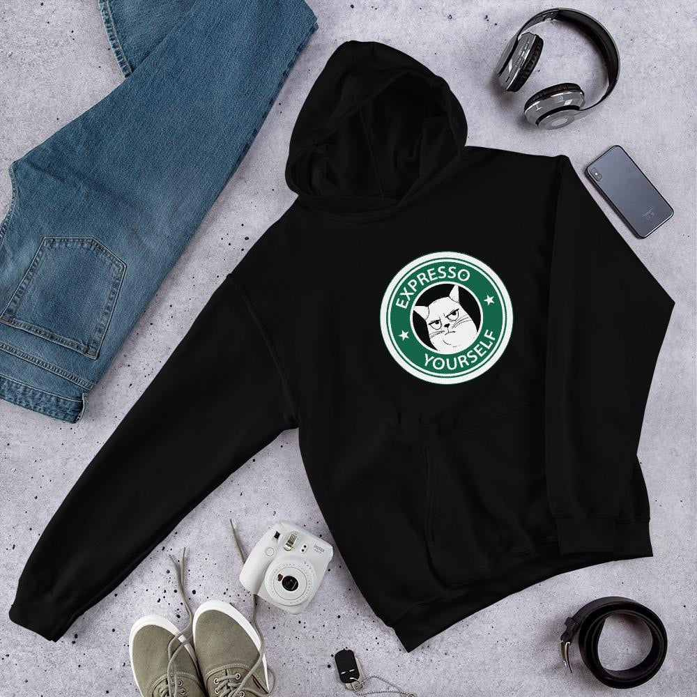 Expresso Yourself graphic hoodie – Fourth Dimension Club