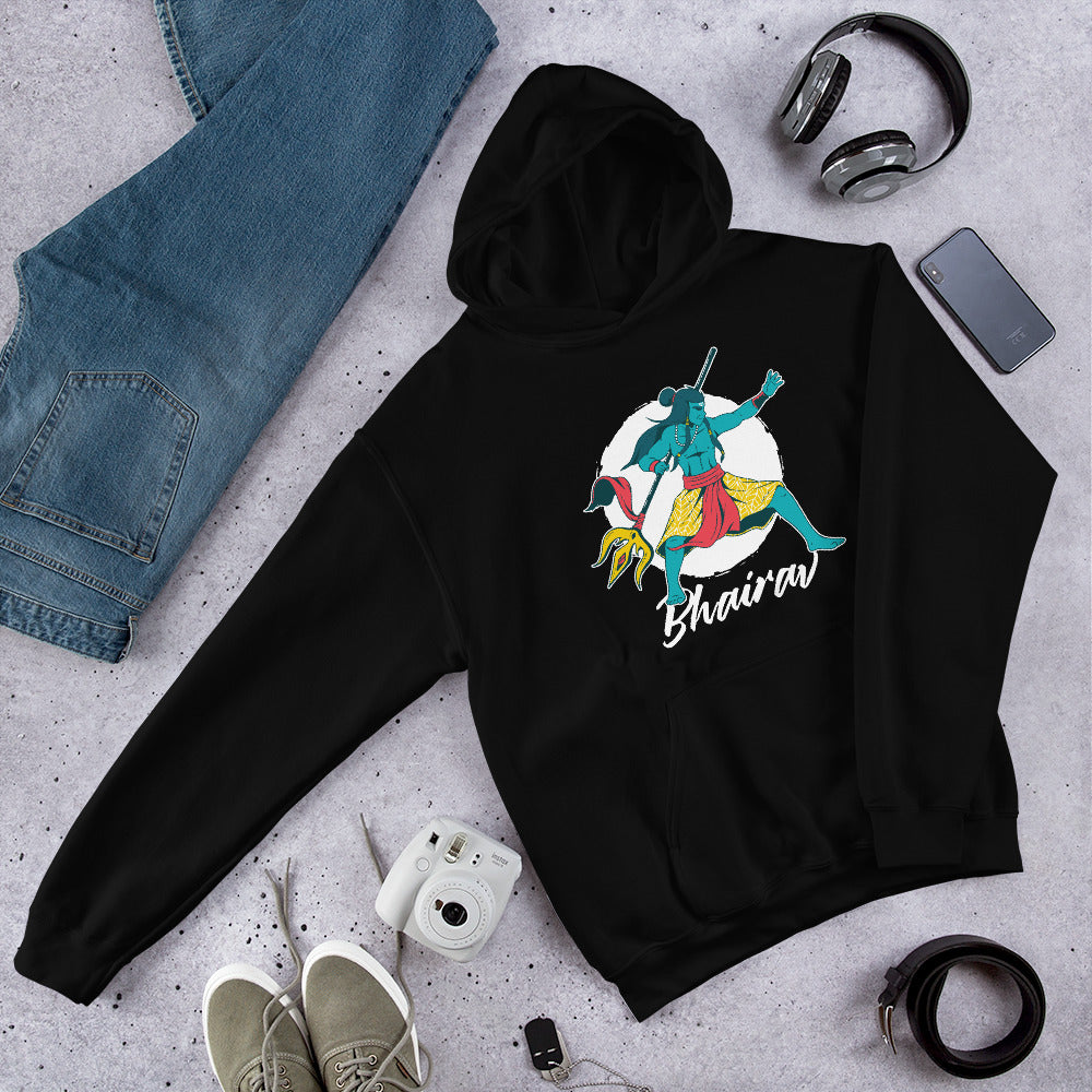 Bhairav graphic hoodie – Fourth Dimension Club