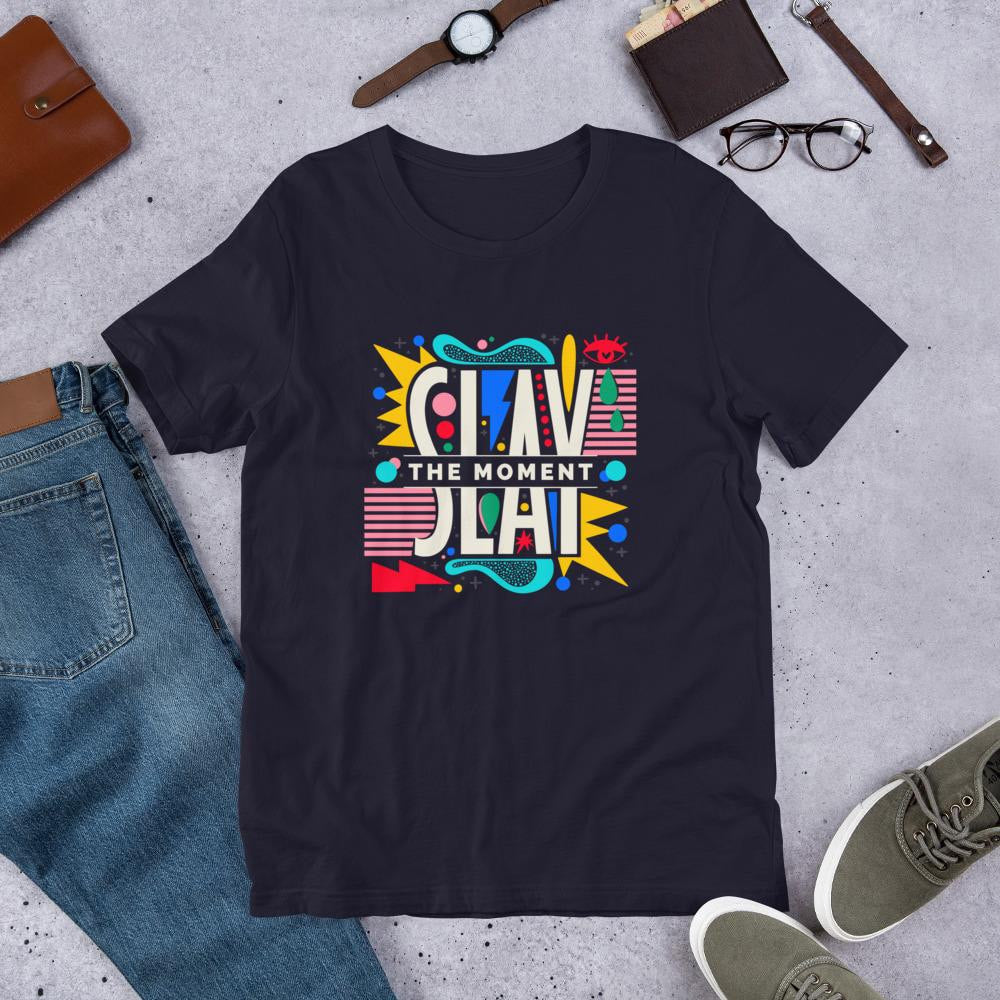 Slay Half-Sleeve T-Shirt — Navy