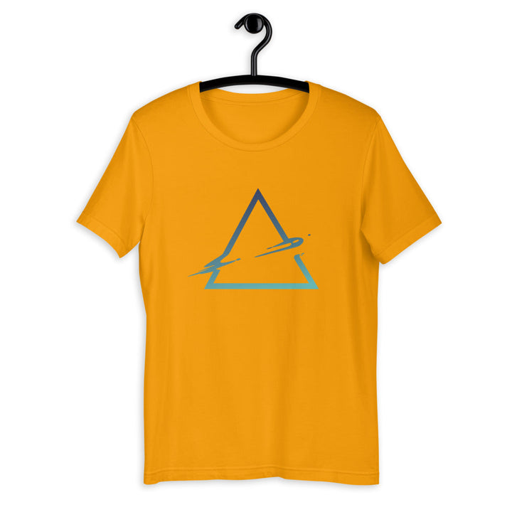 Triangle Abstract Half-Sleeve T-Shirt