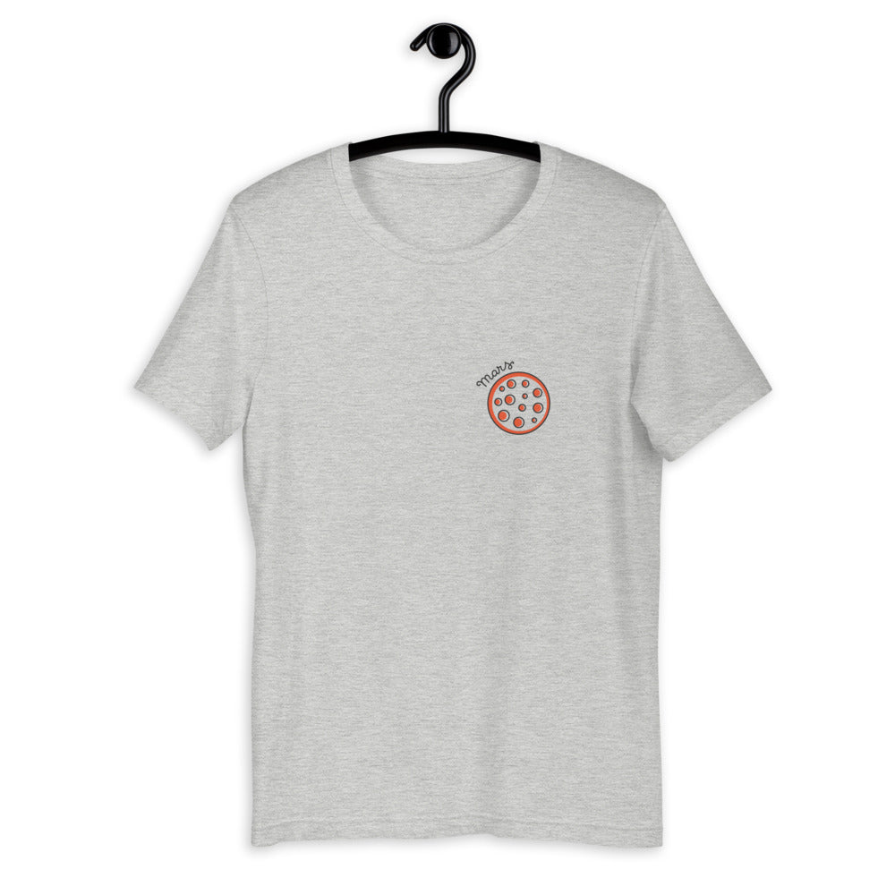 Mars Half-Sleeve Unisex T-Shirt — Grey