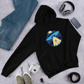Alien Abduction Unisex Hooded Sweatshirt — Black