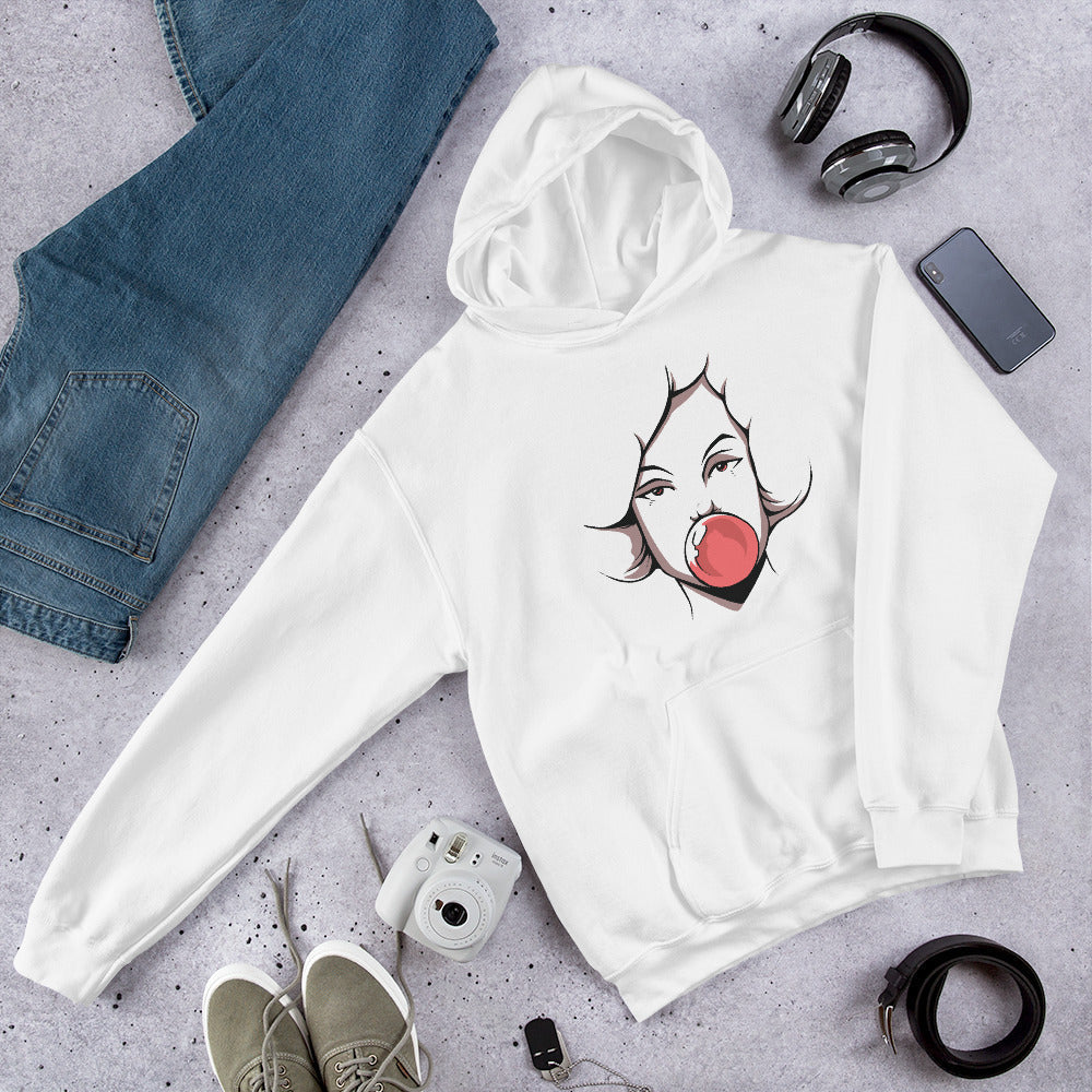 Bubblegum Girl graphic hoodie – Fourth Dimension Club