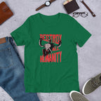 Destroy Humanity Half Sleeve T-Shirt — Kelly