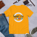 Gamer Life Half-Sleeve T-Shirt — Gold