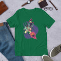 Alien baseball Half-Sleeve T-Shirt — Kelly
