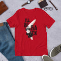 I'll Be Back Half-Sleeve T-Shirt — Red