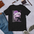 Vaporwave Art Half-Sleeve T-Shirt — Black