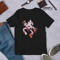 Falling Robot robot tee front graphic – Fourth Dimension Club