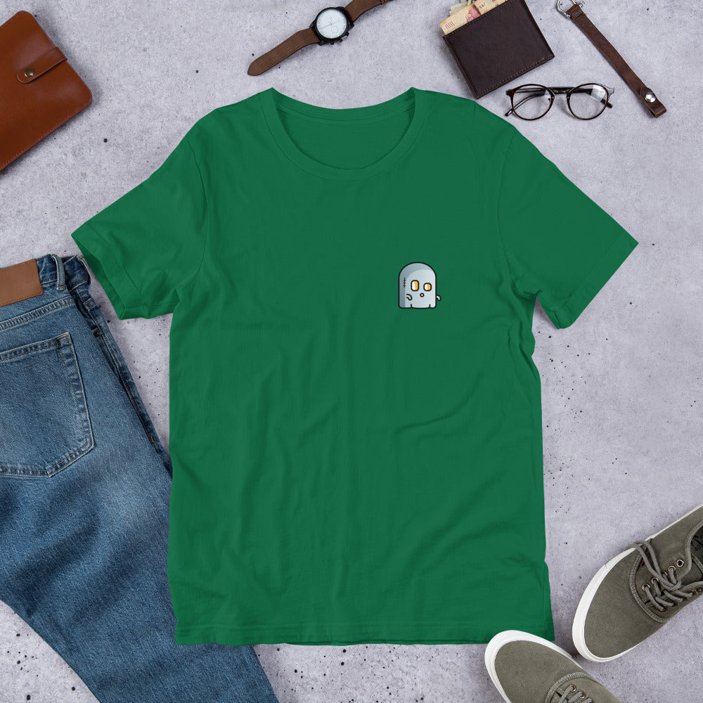 Ghost Half-Sleeve Unisex T-Shirt #Pocket-design