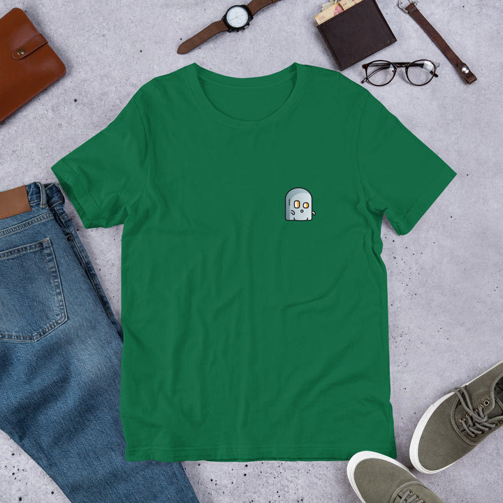 Ghost Half-Sleeve Unisex T-Shirt #Pocket-design