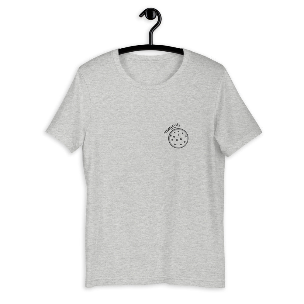 Mercury Half-Sleeve Unisex T-Shirt — Grey
