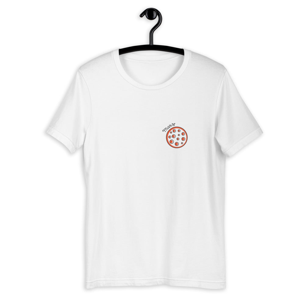 Mars pocket graphic tee front view – Fourth Dimension Club