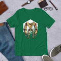 Robot One Half Sleeve T-Shirt — Kelly