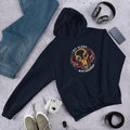 Aliens In Basement Unisex Hooded Sweatshirt — Navy