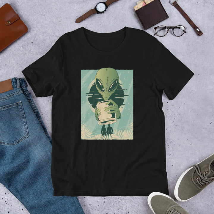 Alien Humans Abstract Unisex Half-Sleeve T-Shirt #Plus-sizes
