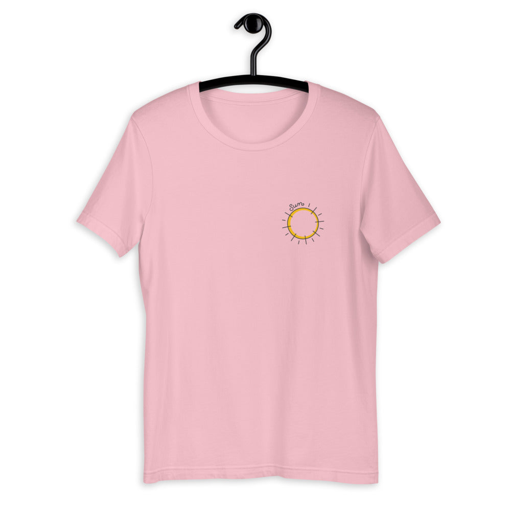 Sun Half-Sleeve T-Shirt #Pocket-design