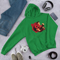 Wing Chun Unisex Hooded Sweatshirt — Irish Green