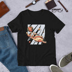 Robotic Hand Half Sleeve T-Shirt — Black
