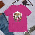 Robot One Half Sleeve T-Shirt — Berry