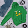 I'm Offline Unisex Hooded Sweatshirt — Irish Green