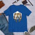 Robot One Half Sleeve T-Shirt — True Royal