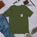RIP Heart Half-Sleeve Unisex T-Shirt — Olive