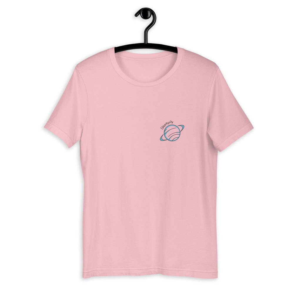 Uranus Half-Sleeve T-Shirt — Pink