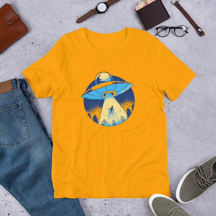 Alien Abduction Half-Sleeve T-Shirt