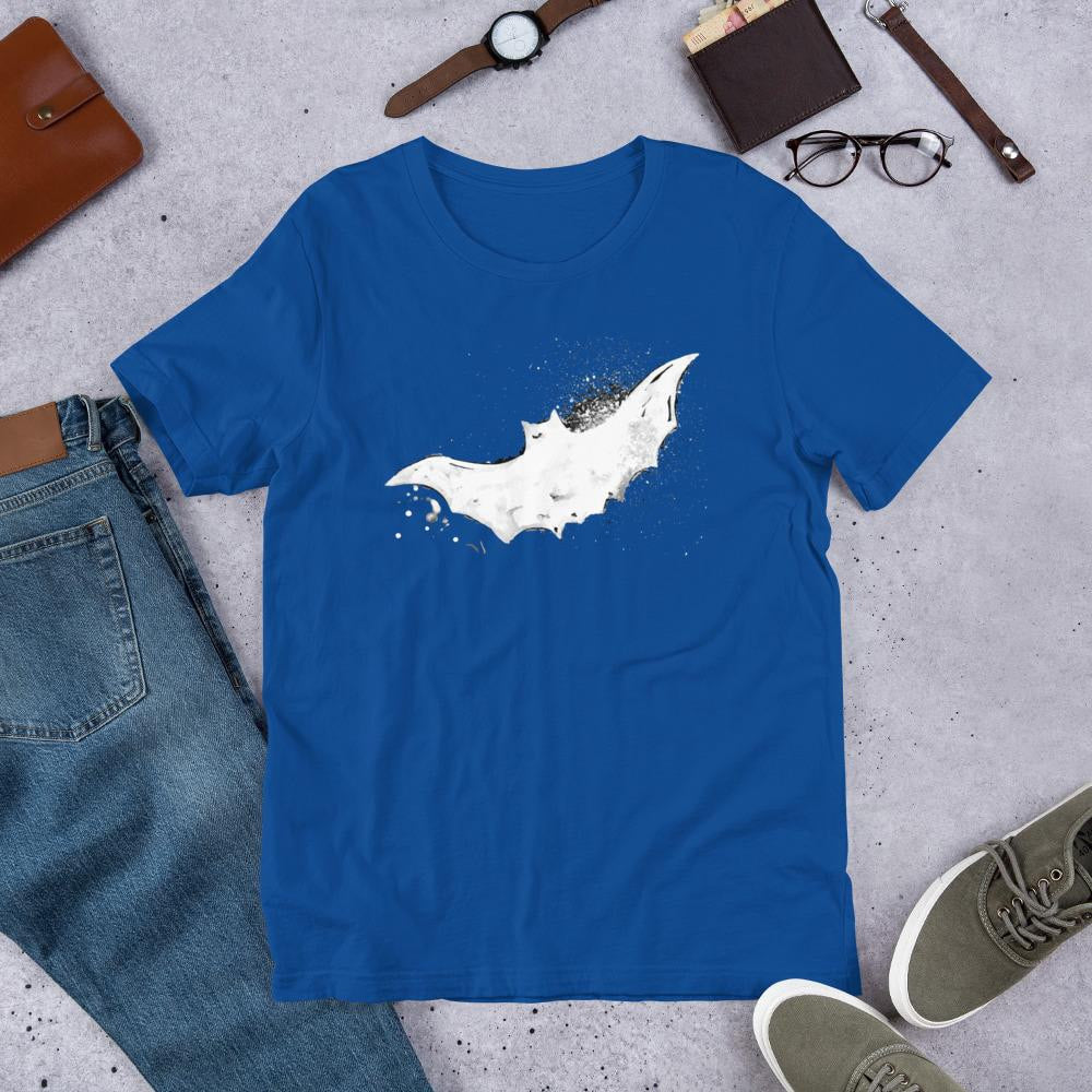 Bat Halloween Half-Sleeve T-Shirt — True Royal