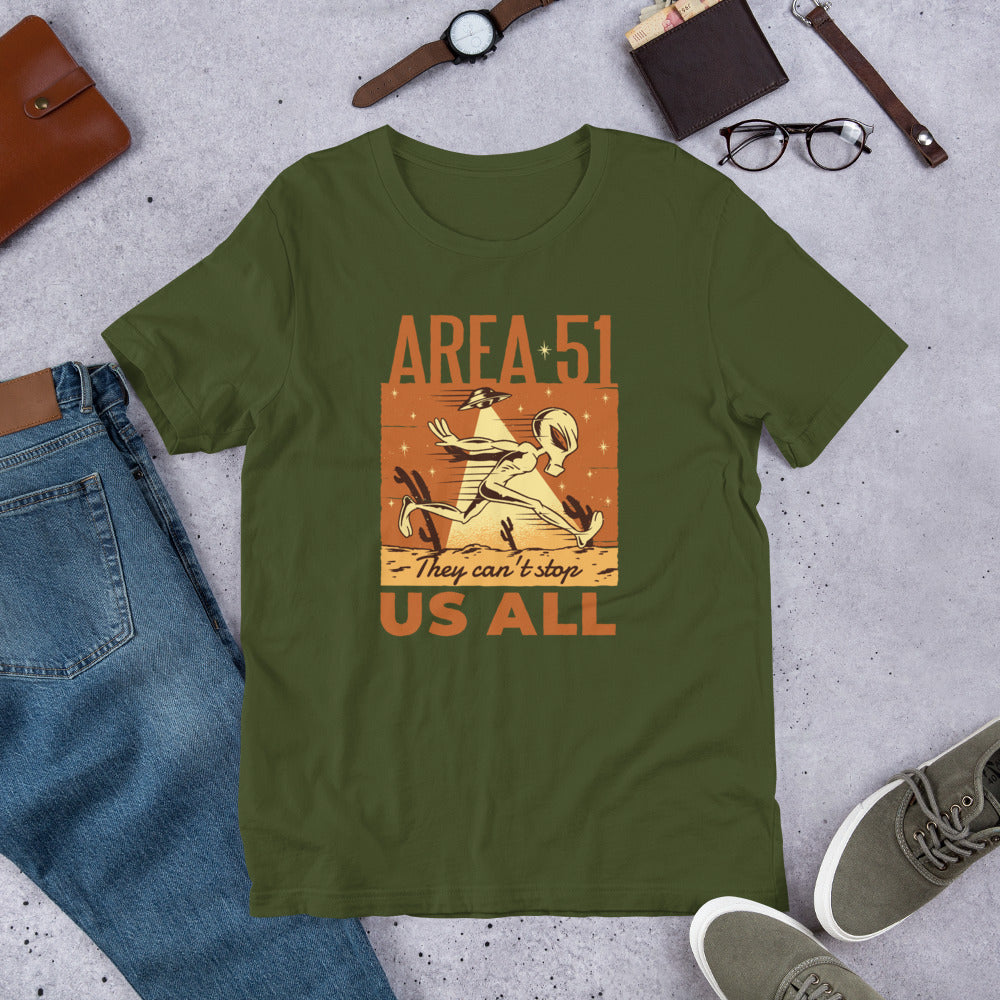 Area 51 Ride Unisex Half-Sleeve T-Shirt #Plus-sizes