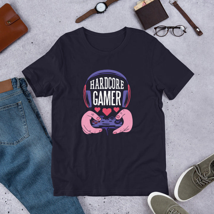 Hardcore Gamer Half-Sleeve T-Shirt
