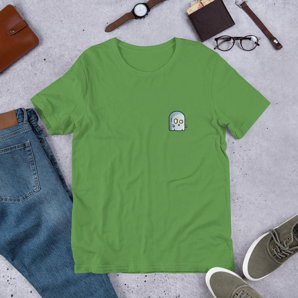 Ghost Half-Sleeve Unisex T-Shirt #Pocket-design