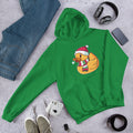 Christmas Duck Unisex Hooded Sweatshirt — Irish Green
