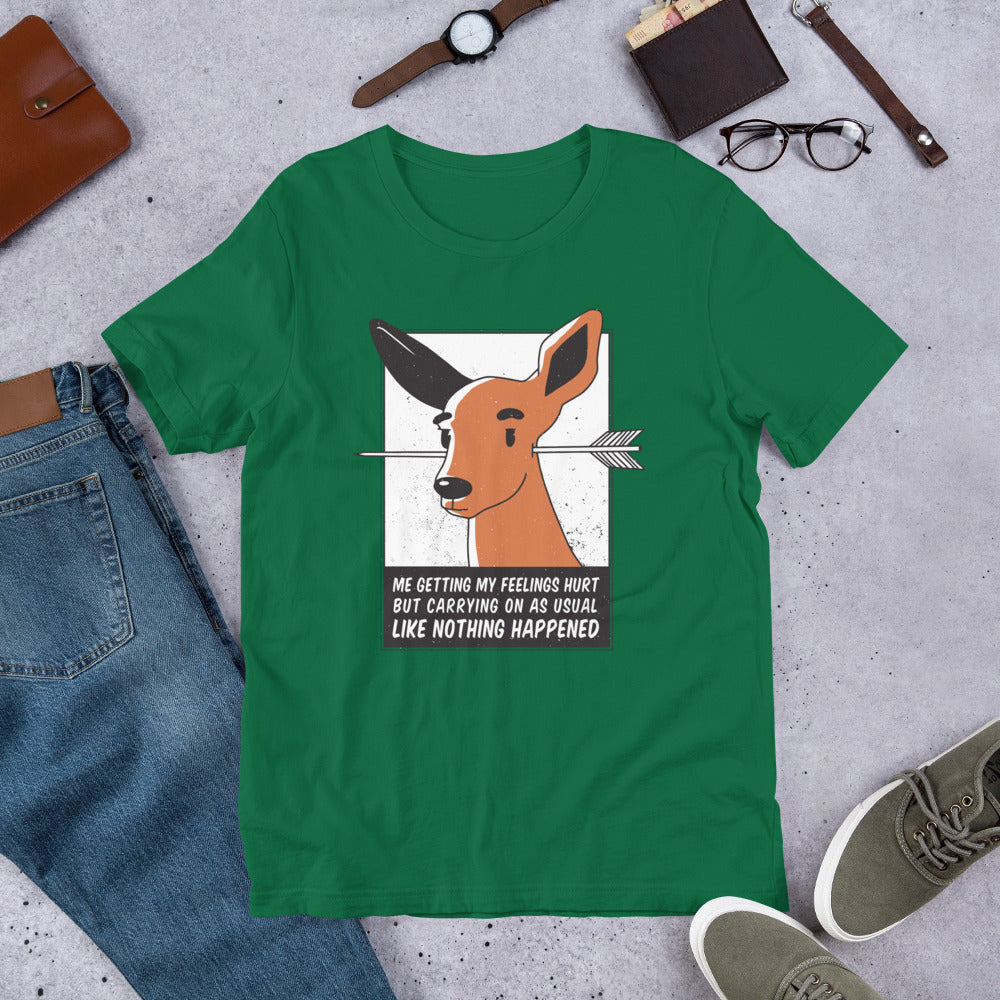 Feelings hurt Half-Sleeve T-Shirt — Kelly