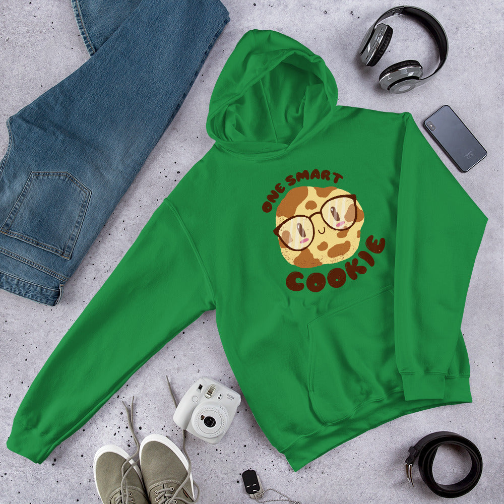 Smart Cookie Unisex Hooded Sweatshirt — Irish Green