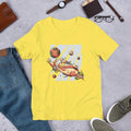 Robotic Hand Half Sleeve T-Shirt — Yellow