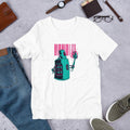 Robot Graffiti robot tee front graphic – Fourth Dimension Club