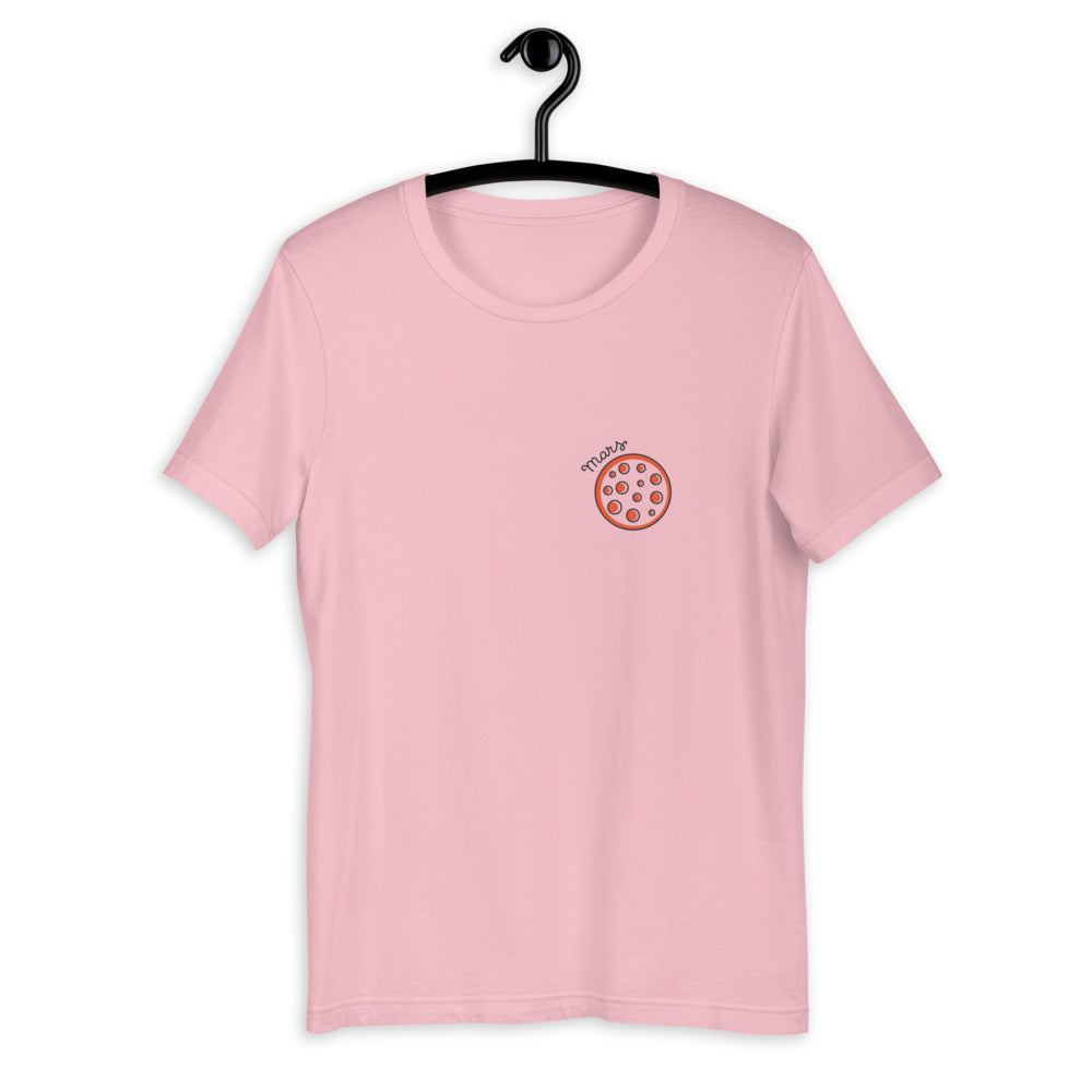 Mars Half-Sleeve Unisex T-Shirt — Pink