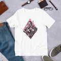 Cotton t-shirt with Astronaut Biker print