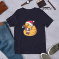 Christmas Duck Half Sleeve T-Shirt — Navy